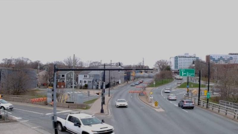 Mac Donald Bridge - Dartmouth bound