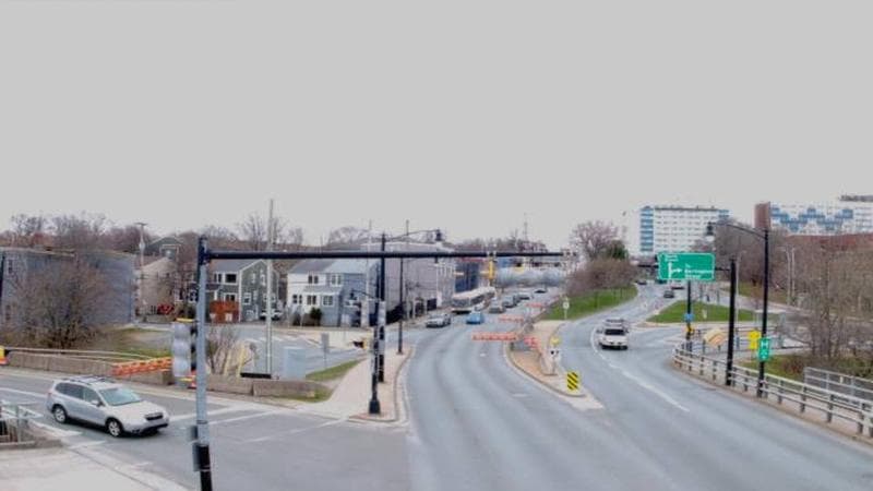 Mac Donald Bridge - Dartmouth bound