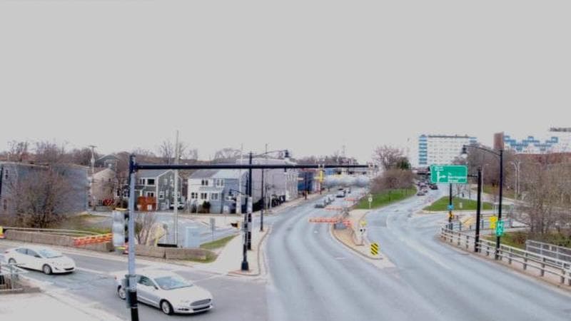 Mac Donald Bridge - Dartmouth bound