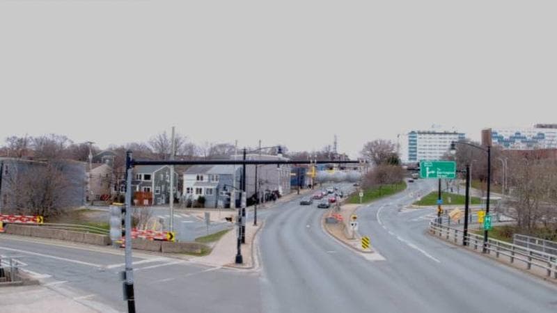 Mac Donald Bridge - Dartmouth bound