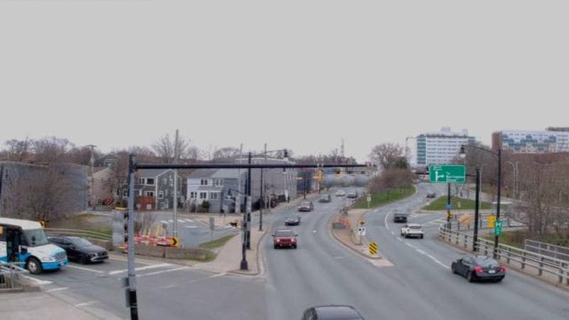 Mac Donald Bridge - Dartmouth bound