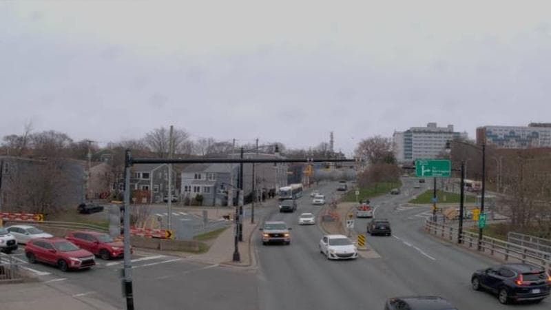 Mac Donald Bridge - Dartmouth bound