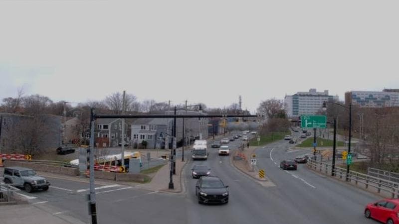 Mac Donald Bridge - Dartmouth bound