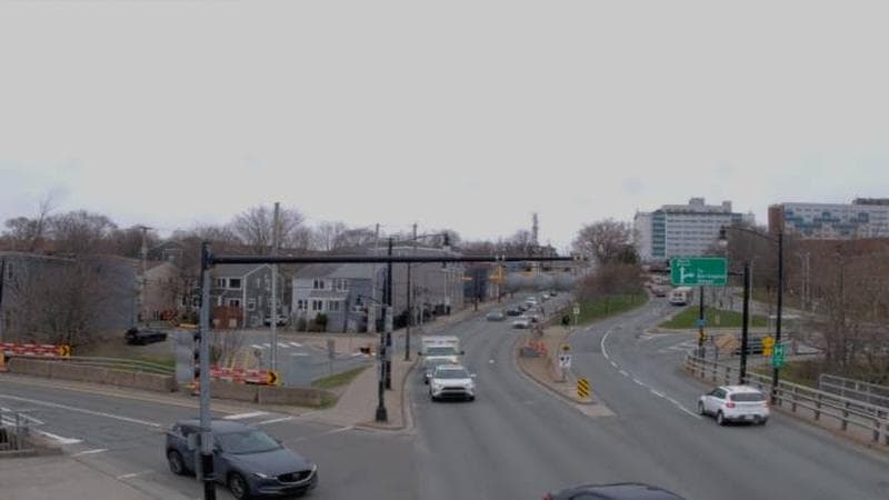 Mac Donald Bridge - Dartmouth bound