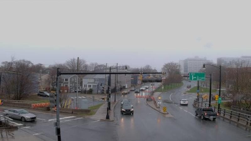 Mac Donald Bridge - Dartmouth bound