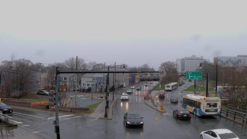 Mac Donald Bridge - Dartmouth bound