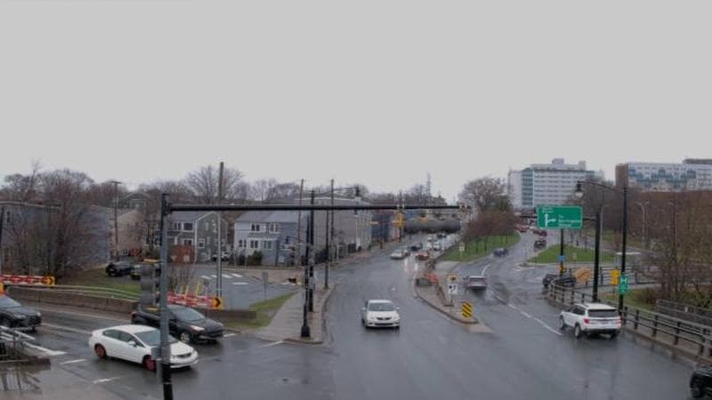 Mac Donald Bridge - Dartmouth bound
