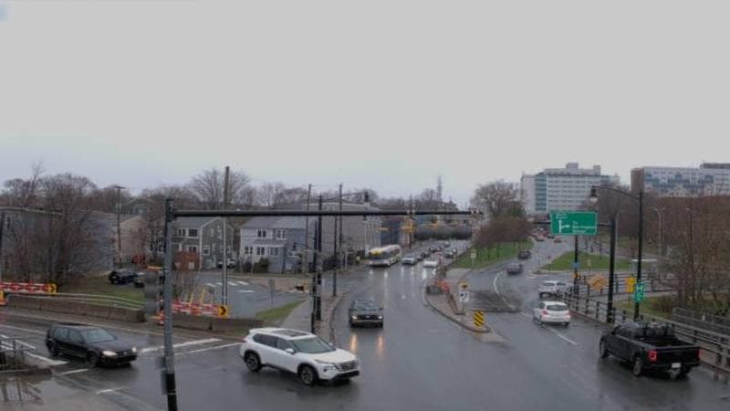 Mac Donald Bridge - Dartmouth bound