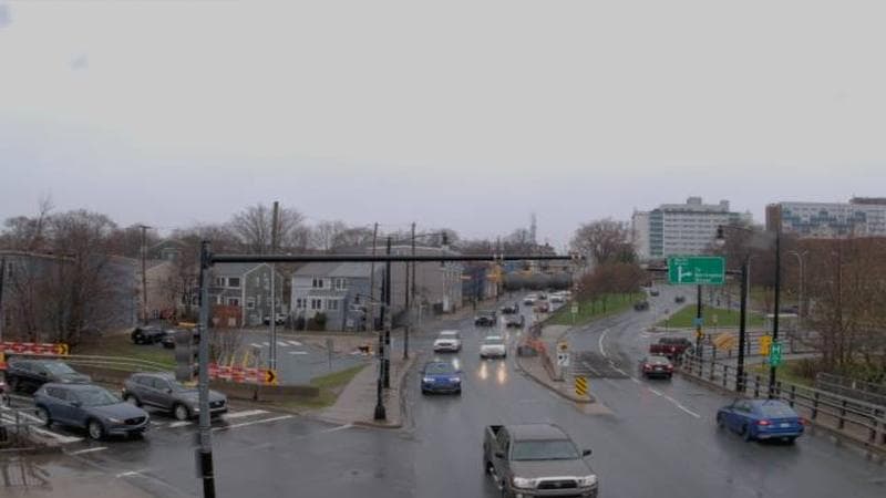 Mac Donald Bridge - Dartmouth bound