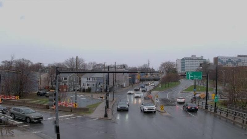 Mac Donald Bridge - Dartmouth bound