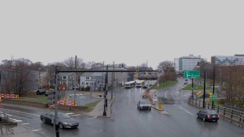 Mac Donald Bridge - Dartmouth bound