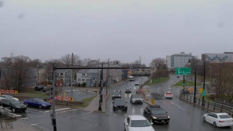 Mac Donald Bridge - Dartmouth bound
