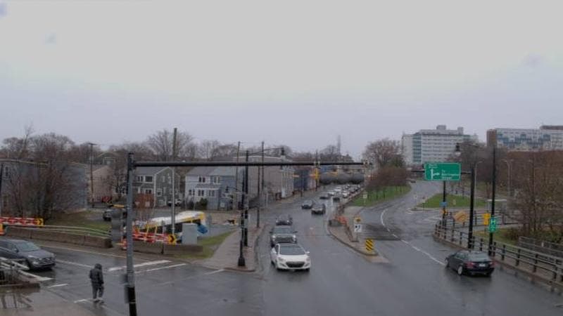 Mac Donald Bridge - Dartmouth bound