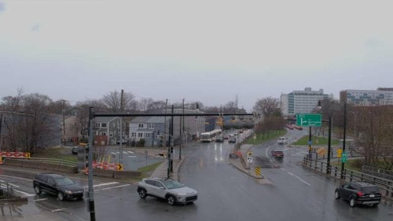 Mac Donald Bridge - Dartmouth bound
