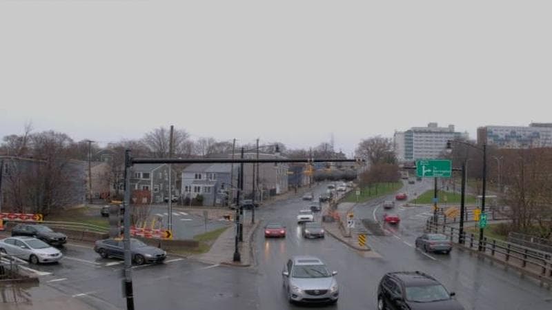 Mac Donald Bridge - Dartmouth bound