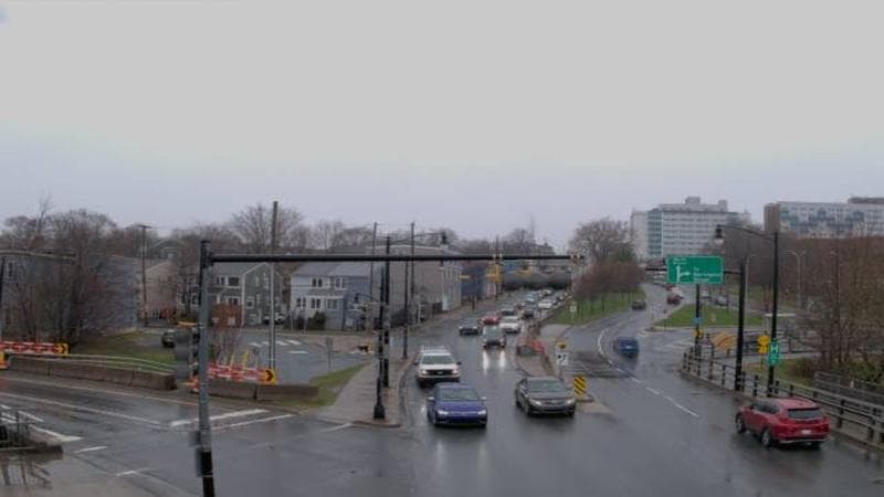 Mac Donald Bridge - Dartmouth bound
