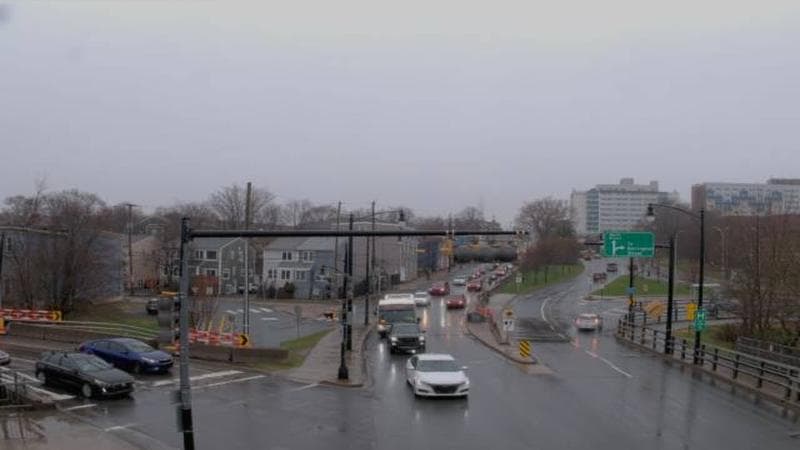 Mac Donald Bridge - Dartmouth bound