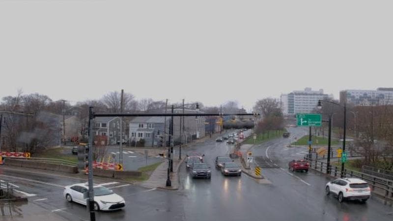 Mac Donald Bridge - Dartmouth bound