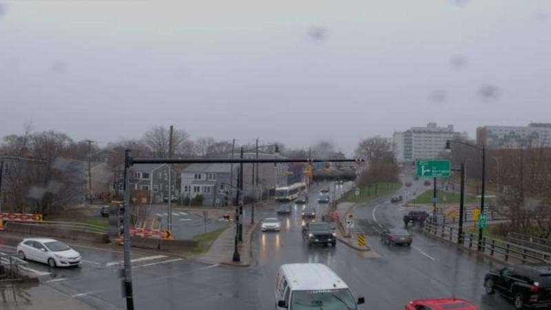 Mac Donald Bridge - Dartmouth bound