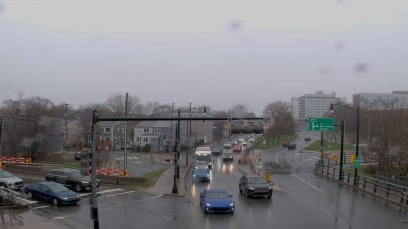 Mac Donald Bridge - Dartmouth bound