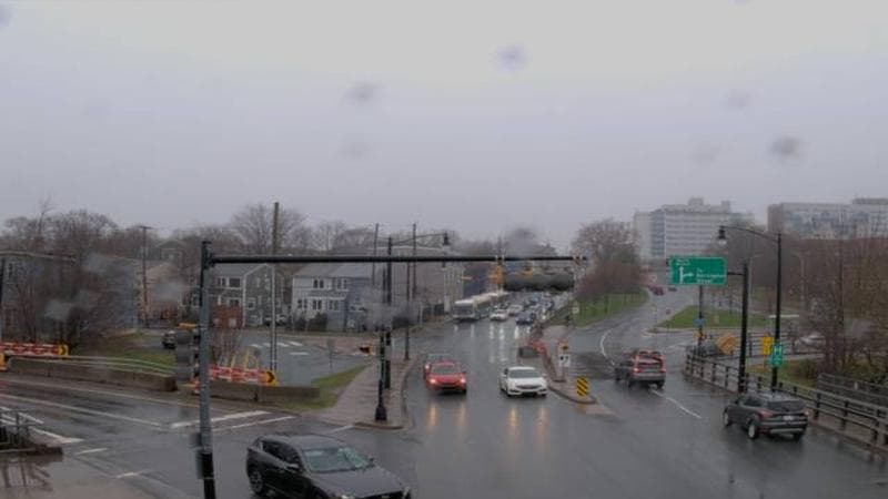Mac Donald Bridge - Dartmouth bound
