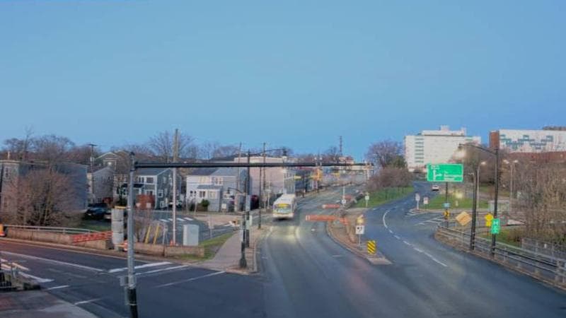 Mac Donald Bridge - Dartmouth bound