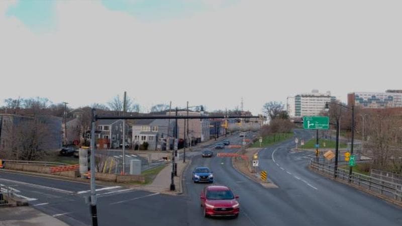 Mac Donald Bridge - Dartmouth bound