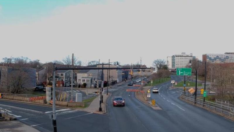 Mac Donald Bridge - Dartmouth bound