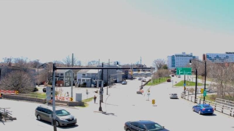 Mac Donald Bridge - Dartmouth bound