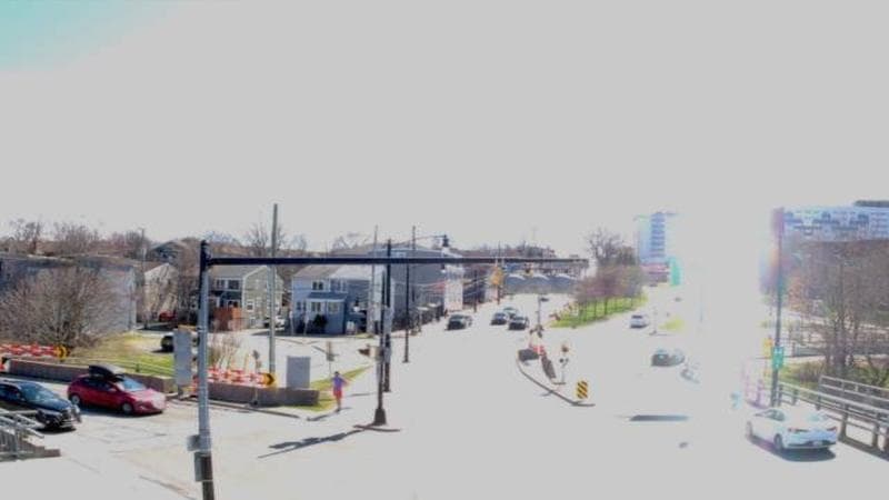 Mac Donald Bridge - Dartmouth bound