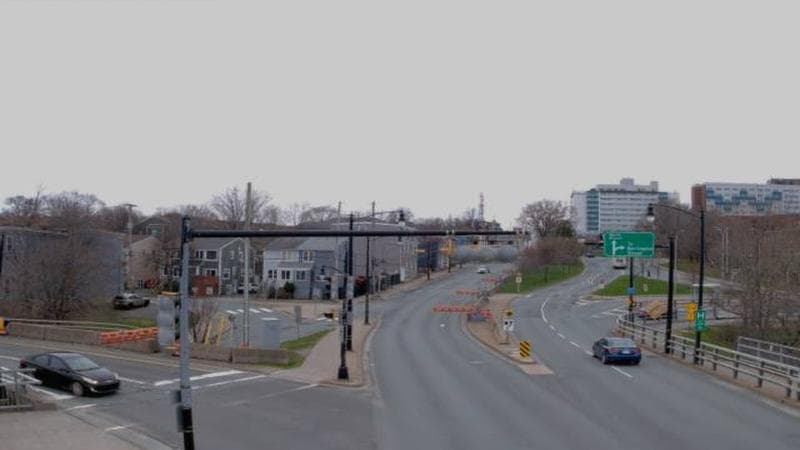 Mac Donald Bridge - Dartmouth bound