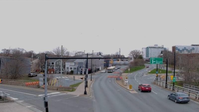 Mac Donald Bridge - Dartmouth bound