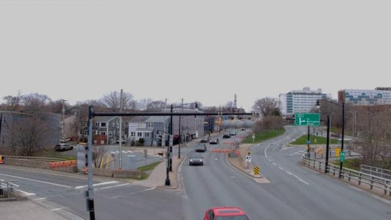 Mac Donald Bridge - Dartmouth bound
