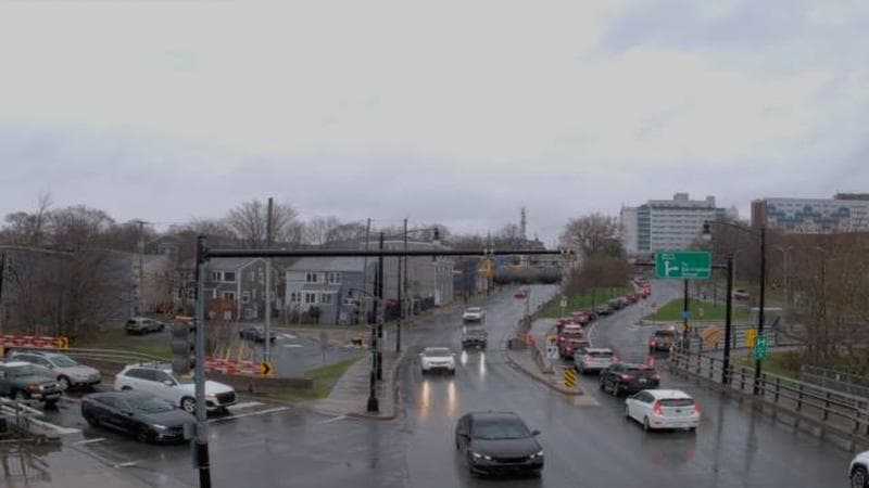 Mac Donald Bridge - Dartmouth bound