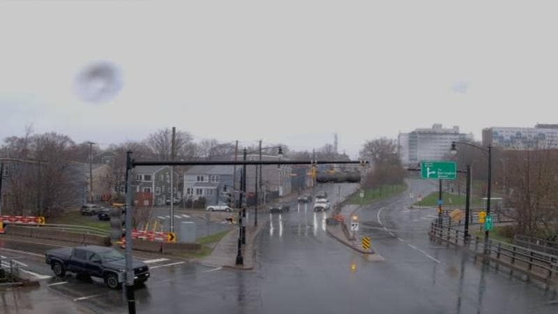 Mac Donald Bridge - Dartmouth bound