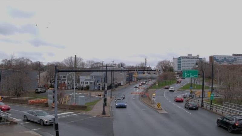 Mac Donald Bridge - Dartmouth bound