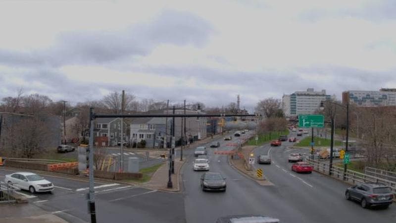 Mac Donald Bridge - Dartmouth bound
