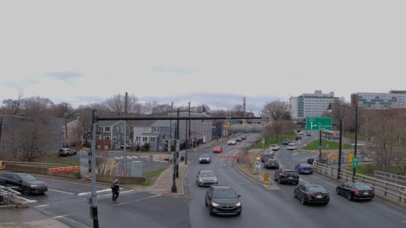 Mac Donald Bridge - Dartmouth bound