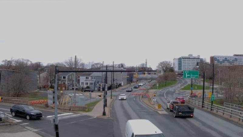 Mac Donald Bridge - Dartmouth bound