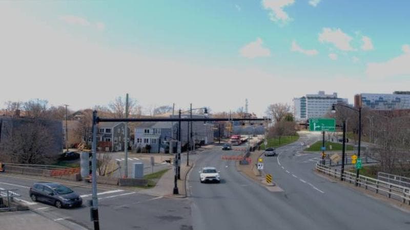 Mac Donald Bridge - Dartmouth bound