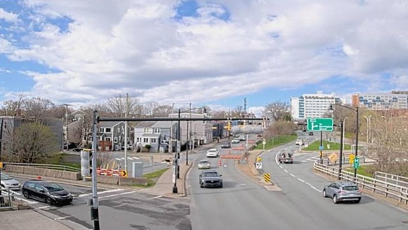 Mac Donald Bridge - Dartmouth bound