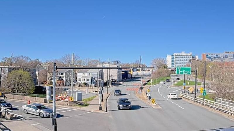 Mac Donald Bridge - Dartmouth bound