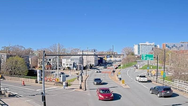 Mac Donald Bridge - Dartmouth bound