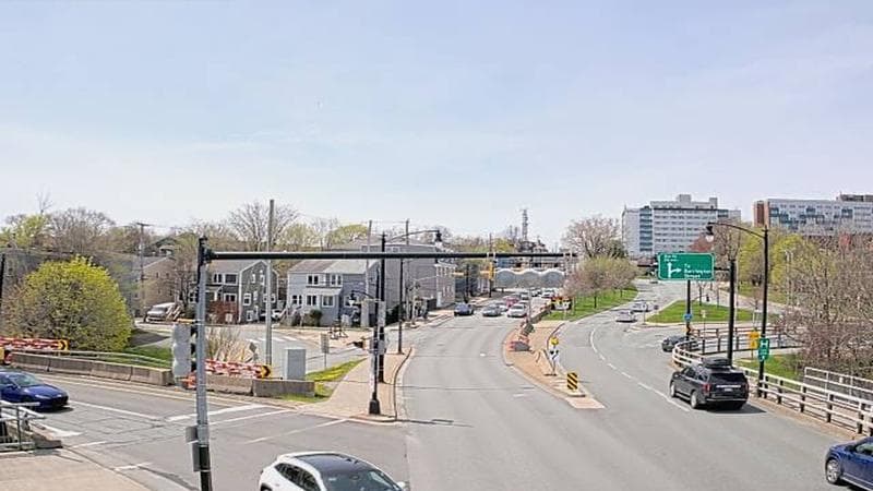 Mac Donald Bridge - Dartmouth bound