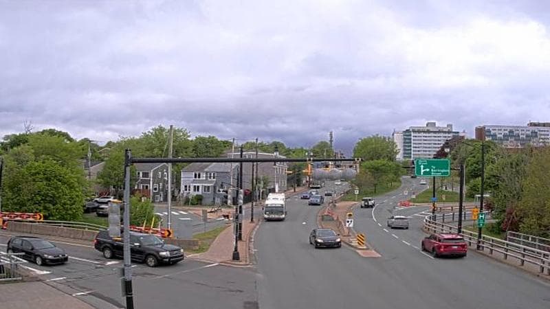 Mac Donald Bridge - Dartmouth bound