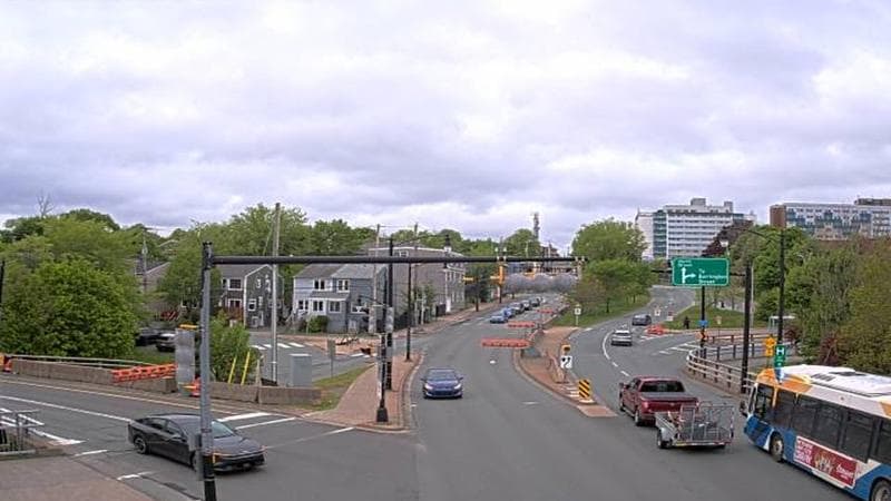 Mac Donald Bridge - Dartmouth bound