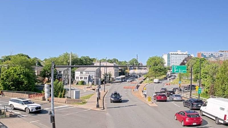Mac Donald Bridge - Dartmouth bound