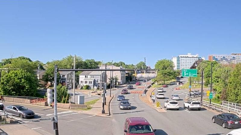 Mac Donald Bridge - Dartmouth bound