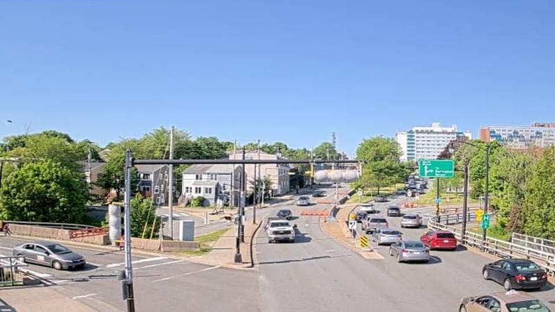 Mac Donald Bridge - Dartmouth bound