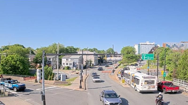 Mac Donald Bridge - Dartmouth bound